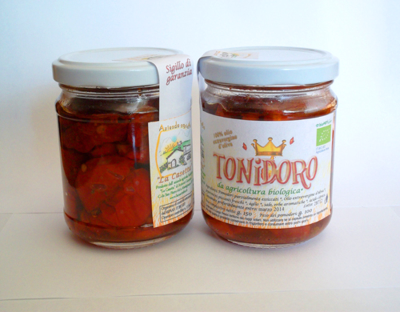 Tonidoro - pomodori semi secchi sott' olio extravergine di oliva