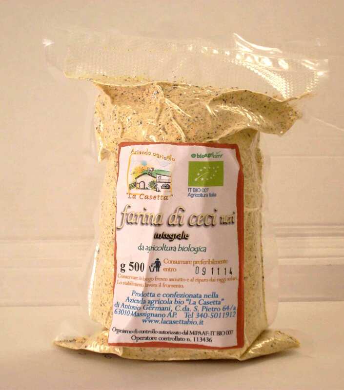 Black chickpea flour online sale g.500