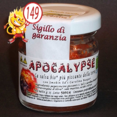 Apocalypse la salsa bio più piccante del pianeta terra 25g