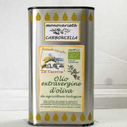 huile d'olive extra vierge Carboncella monovariétale